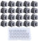 SPEEDWOX Lot de 20 têtes de débroussailleuse à œillets - Pièces de rechange pour STHIL FS44 FS55 FS80 FS88 FS90 FS106 FS108 FS130 FS56 FS6X FS7X FS8X FS110