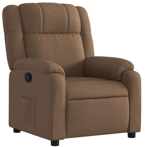 vidaXL Relaxsessel Braun Stoff