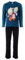Dragon Ball Z Pigiama da Uomo, Pigiama in Morbida Pile Design Classico Goku, T-Shirt e Pantaloni Lunghi in Velluto, Regalo per Uomini e Ragazzi (IT, Testo, L, Regular, Regular, Verde)