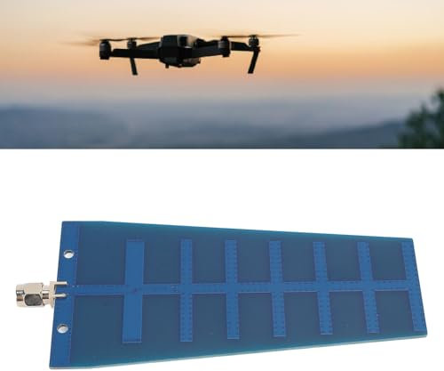 Yagi-Antenne, 12 DBi, 2,4 GHz, 5,8 GHz, Dualband, WLAN, Direktional, PCB, Yagi-Antenne, Richtantenne, FPV-Antenne mit Drahtlosem Netzwerkkartenadapter für die Fernbedienung von