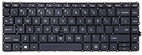 WWGTMC Replacement Keyboard for HP EliteBook 840 G7 G8,745 G7 G8, 845 G7 G8, ZBook Firefly 14 G7 G8 Series Laptop,EliteBook 840 845 745 G7 G8 Keyboard US Layout with Backlit