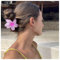 Cybche Pince À Fleurs Pince À Cheveux Fleurie En Acrylique Barrette Fleurie En Résine Accessoires Cheveux Fleuris Pince À Cheveux Bijoux Pour Femme Coiffure