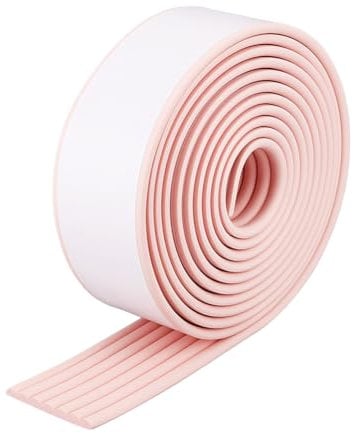 OLYCRAFT 5m Pink Bunk Bed Ladder Pads 80mm Wide Replacement Bed Ladder Pad with Adhesive Ladders Cover 8mm Thick for Stair Steps Foot Comfort Corner Protectors