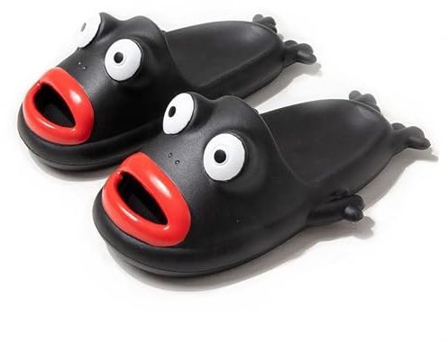 corimori Frosch Badelatschen Damen & Herren – rutschfeste Hausschuhe mit ultraweicher Eva-Sohle – Gr. 34–44