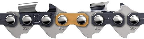 Husqvarna X-Cut S35G Saw Chain | .325 Pitch | 1.5 mm Gauge | Semi-Chisel | Guarded Drive Link | Low Kickback | Pre-Sharpened & Pre-Stretched | Fits Husqvarna 550 XP Mark II