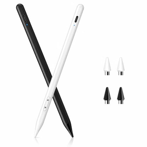 MEKO Dual-System-Stift für Tablet und für Apple iPad, Tablet Stift für Alle Tablets und Handys wie Android-Touchscreen-Geräte/iPhone/iPad Pro Mini Air, iPad Stift mit Schnellladeleistung