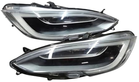 Kompatibel for Tesla Model S 2017 18 19 20 Rechts/Links Seite RHD Scheinwerfer OEM Lampe 1053579-00-E 1053579-00-E 1053575-00-C 1053570-00-F(Right Hand Drive)