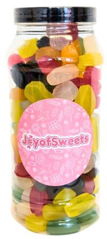 JoyofSweets Wine Gums (750g) Retro Classic Traditional Sweet Candy Gift Jar