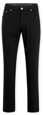 BRÜHL FINE TROUSERS Chino Hose Herren Stretch Genua III 1 110200 I Bügelfreie Stoffhose Herren mit Ceramica-Wolloptik I Optimal für Business