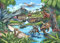 House of Puzzles - Big 500 Piece Jigsaw Puzzle - Dinosaurs