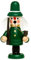 Sikora RM-G Mini Räuchermännchen aus Holz, Größe:Höhe ca. 12 cm, Farbe/Modell:G3 Jäger grün