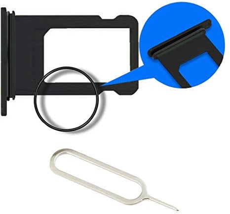 MMOBIEL SIM Kartenhalter Kompatibel mit iPhone 11 Pro / 11 Pro Max 2019 - SIM Card Tray Schlitten - Inkl. Gummidichtung und SIM Pin - Grün