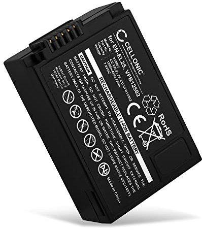 CELLONIC, Batterie pour Caméra, Compatible avec Nikon EN-EL25, Z 50, Z FC, Z 30, VFB12502 (7.6V, 1280mAh)