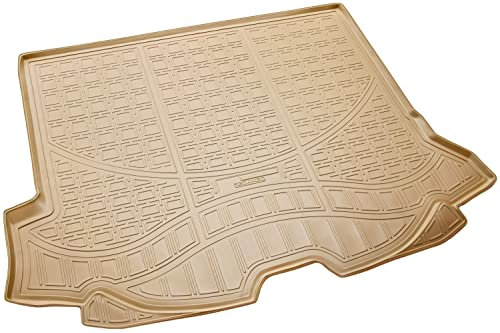 Recambo Gummi Kofferraumwanne Premium passend für Volvo V60 | BJ 2010-2018 | passgenau mit Rand | Beige
