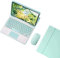 ERY Cover Tastiera Touch per Samsung Galaxy Tab S6 Lite 10.4 Modelli 2022/2020 (SM-P610/P613/P615/P619) con Mouse Wireless Tastiera Italiana Staccabile Impermeabile con S Pen Stand,Verde