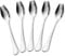 Lot de 5 cuillères, fourchettes et fourchettes en acier inoxydable 2 en 1 - Cuillère et fourchette en acier inoxydable - Fourchette et cuillère en un seul ustensile - Fourchette portable en acier
