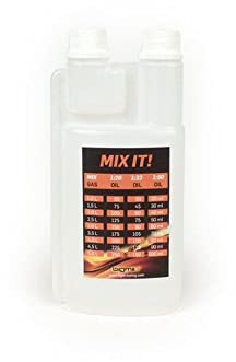 BGM Ölmessbecher 500ml mit Dosierkammer 25ml und zwei Verschlüssen kompatibel für Scooter, Roller, Moped, Vespa, Lambretta Motorrad, Universal