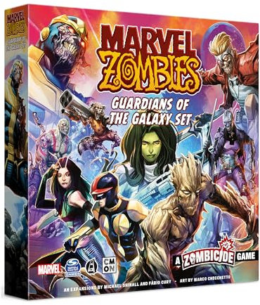 CMON | Marvel Zombies Age 14+: Guardians of the Galaxy Set | Miniatures Board Game | Ages 14 Plus | 1-6 Players | 60 Minutes Playing Time