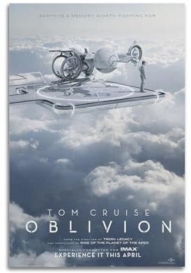 VZRSQZK Oblivion Filmposter, dekoratives Gemälde, Leinwand-Wandposter und Kunstdruck, modernes Familienschlafzimmer-Dekor-Poster, 50 x 75 cm