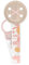 Suavinex, Attache Sucettes avec Ruban. Chaîne de Sucette avec Ruban Textile, avec un Design Double Face. Attache Tetine pour Bébés et Nouveau-nés, +0 Mois. Dreams Rose