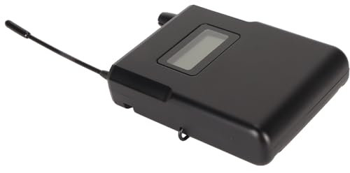 Yctze Receptor Bodypack de 863 a 865MHz, Receptor de Monitor de Auriculares Portátil con Sonido HiFi para Sistema de Monitoreo de Oído Inalámbrico