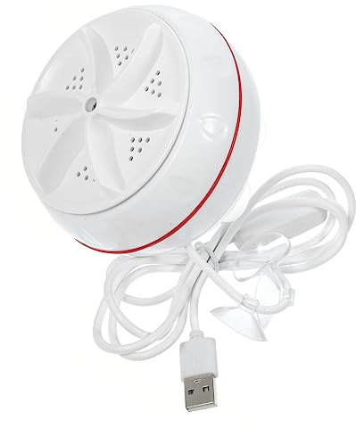 jojofuny 30w Mini Lave-linge Portable Usb Pour Voyage Et Camping Rotation Intelligente Avant Arrière Nettoyage Profondeur Et Minuterie Automatique Compact Et Léger Pour Vêtements Délicats