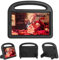 BARALARIQIU Bambini Custodia per Samsung Tab A 8.4 inch T307 Tablet Antigraffio Morbido in Gomma Cover Protezione Antiurto con Supporto Nero