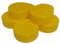 Scaffold Tube End Caps (Yellow) Scaffolding Pole Pipe Feet 48.3mm British Made (4)