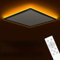 slochi LED Deckenleuchte Ceiling Light, 24W 3200LM Deckenlampe Flach Dimmbar mit Fernbedienung, 1800K Nachtlicht Warmes, 3000K-6500K, Ultra Dünn deckenleuchte schlafzimmer für Wohnzimmer Kinderzimmer