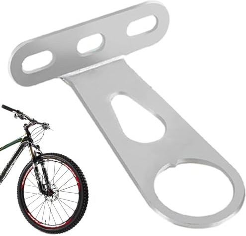 Fahrrad Frontscheinwerfer Montagehalterung, Fahrradkorbhalterung, Montagematerial für Fahrradkorb, Sturzschutz, Universal Positionierungsteile für Korb