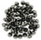 100 pièces Rivets Or Argent Cône Goujons Couture Pointe Rivet Pour Têtes De Clou Rivets Accessoires De Vêtement-10MM Noir
