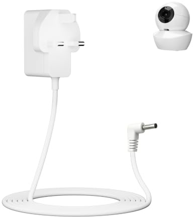 5V Charger Compatible with Babysense HDS2 Video Baby Monitor | Replacement Power Supply, AC Adapter, Charging Cable, Cord, 6.6Ft