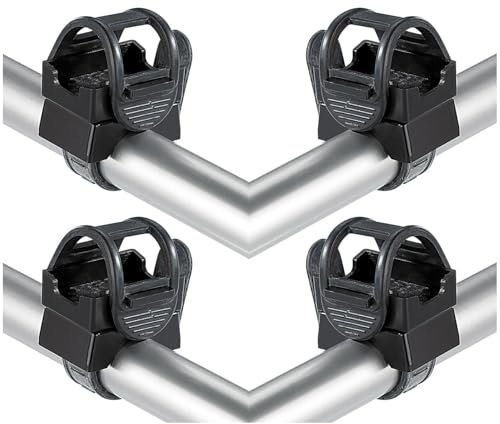 Lunartec 4er-Set Universal-Halterungen für Taschenlampen