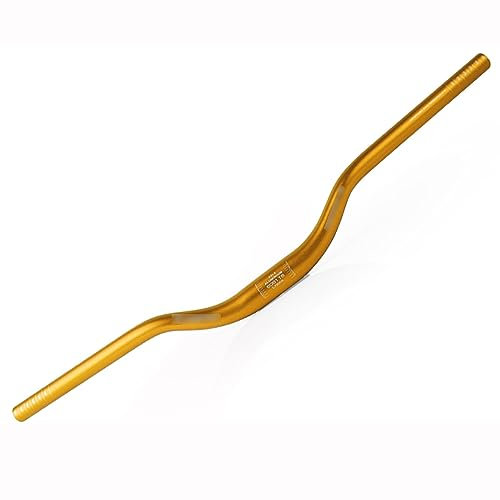 ZoRHac Fahrradlenker, Lenkererhöhung, MTB-Lenker aus Aluminiumlegierung, Leichter Mountainbike-Lenker, Fahrradlenker, 31,8 x 700 mm, mattiert,(Gold)