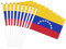 Bandera de Venezuela con impresión de mano, banderas portátiles para eventos deportivos, celebraciones, decoración interior y exterior