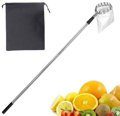 -Picker Tool - Army Man with Telescopic Handle | Adjustable Fruit Picker Pole | Durable Telescopic Fruit Picker | Grabber Reacher Tool for Harvesting Mangoes, Oranges, Apples