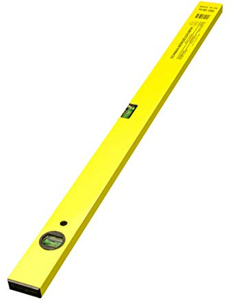 Handelskönig Wasserwaage 100 cm Messwerkzeug Alu-Wasserwaage Waage Messgenauigkeit: 0,5 mm/m = 0,029°