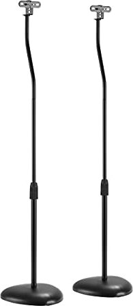 Support d'enceinte Universel - Support d'enceinte - réglable en Hauteur - Lot de 2