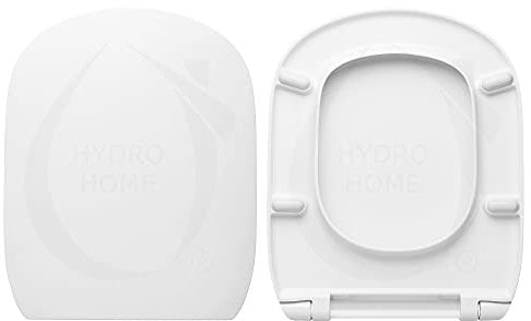Copriwater Sedile Wc dedicato/compatibile con Tesi Ideal Standard termoindurente bianco Sgancio Rapido by HYDRO HOME (CHIUSURA CLASSICA)