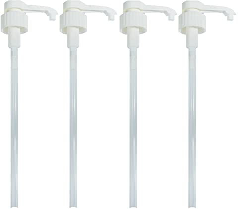 Gunky Monkey Distributeur à pompe de 5 l pour bidon de 5 litres Distributeur à pompe à bouchon à vis 38 mm Dose de 4 ml Idéal pour désinfectant pour les mains, savon antibactérien, shampooing, pompe