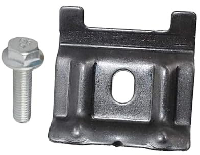 1J0803219 Bracket Battery Hold Down Clamp & Bolt Compatible with VW Beetle CC Tiguan Touran Golf MK4 MK5 Passat B6 Polo Passat Audi A3 Q3 Black Battery Clamp