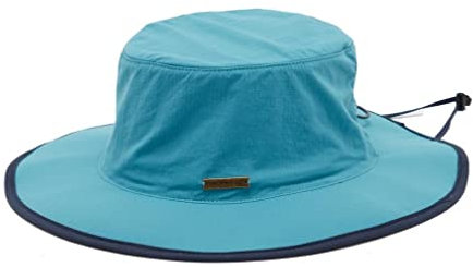 TREKMATES Women's Wide Brim Sonoran Hat, Turquoise, L/XL