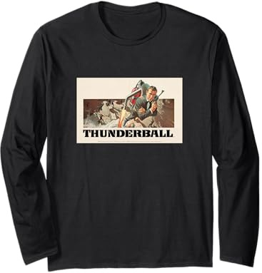 Official James Bond 007 Thunderball Long Sleeve T-Shirt