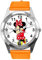 TAPORT Runde Armbanduhr für Maus-Fans, Orange, Orange