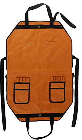 Anloximt Grembiule Multifunzionale | Grembiule da Picnic con Cinghie Regolabili | Impermeabile BBQ Disegno Grigliate per friggere Forniture protettive per Vestiti per Campeggio, Picnic