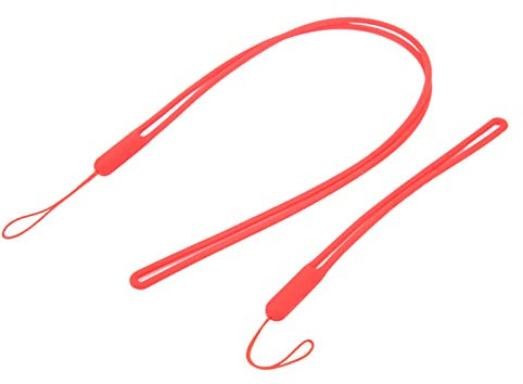 Dragonne pour Insta, Caméra d'action Anti-Perte, Tour de Cou avec Vis pour X3 X2 2 Caméra de Sport pour Accrocher la Coque de Téléphone U Disk Headset Case (Rouge)
