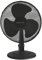 CRAZYCHIC - Ventilateur de Tabe Pied Silencieux - Puissant 55W - Diamètre 40 CM - 3 Vitesses - Ventilateur Electrique Oscillation Automatique - Tête Inclinable - Noir