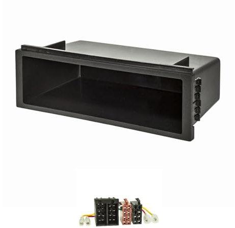 tomzz Audio 2434-056 Radioblende Profi-Set kompatibel mit Mercedes A M Vaneo VW Passat Golf IV Bora mit Radioadapter ISO