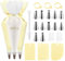 CVOZO 41 Pcs Poche a Douille Patisserie: Douilles Patisserie Kits, Décoration de Gâteaux Accessoires de Patisserie de Noël Poche à Douille en Silicone Réutilisable Ustensiles à Pâtisserie