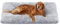 Feandrea Hundebett, Hundekissen, Flauschige Hundematte, Langer Plüsch, 140 x 100 cm, weiche Polsterung, waschbar, multifunktional, Ombré-Grau PGW205G01